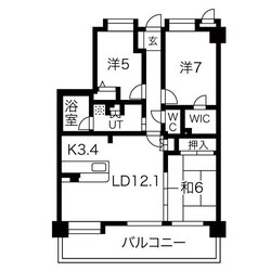 アプリークス百道浜の物件間取画像